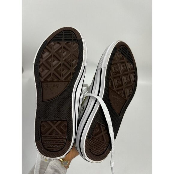 Converse Kids Chuck Taylor All Star Camo Ox White/Ash Stone/Lime Twist Sz 13 New - Picture 6 of 8